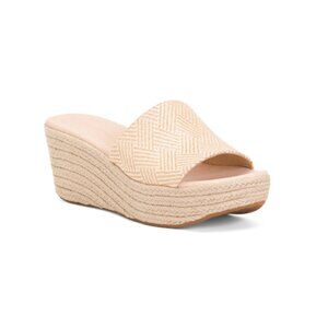 CHOCOLAT BLU Natural Combo Yvon Wedge Sandals